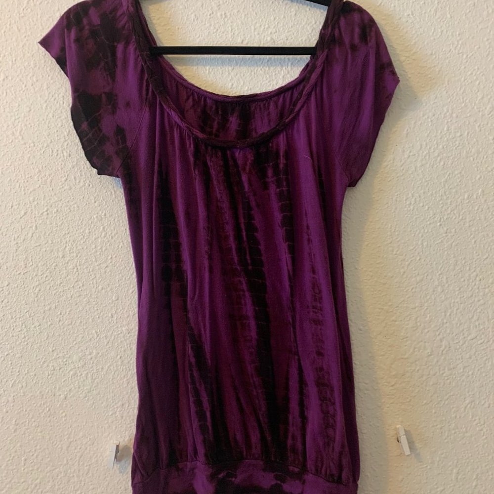 Purple Patterned Shirt